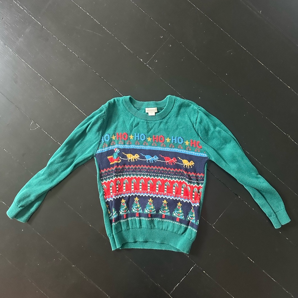 Monsoon Green Festive Sweater